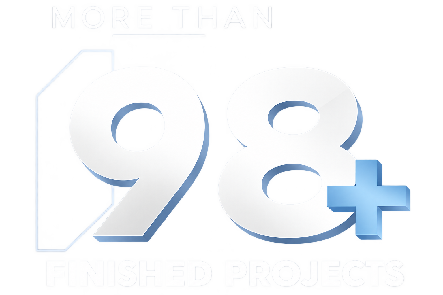 More than 98+ finished projects